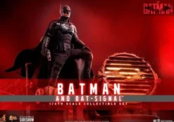 The Batman Figura Movie Masterpiece 1/6 Batman with Bat-Signal 31 cm