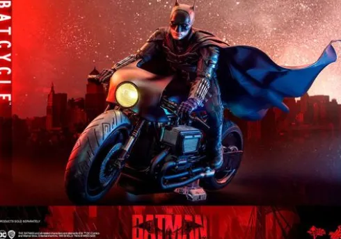 The Batman Vehículo Movie Masterpiece 1/6 Batcycle 42 cm