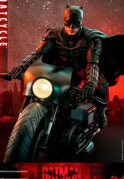 The Batman Vehículo Movie Masterpiece 1/6 Batcycle 42 cm