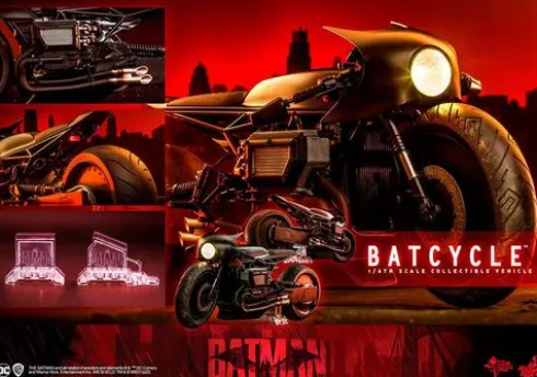 The Batman Vehículo Movie Masterpiece 1/6 Batcycle 42 cm