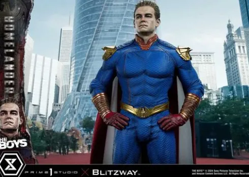 The Boys Estatua Premium Masterline Series 1/4 Homelander Deluxe Version 57 cm
