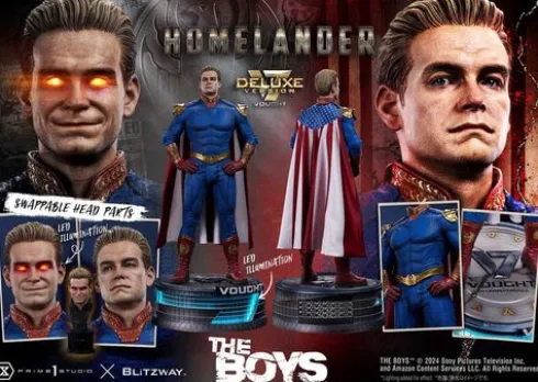 The Boys Estatua Premium Masterline Series 1/4 Homelander Deluxe Version 57 cm