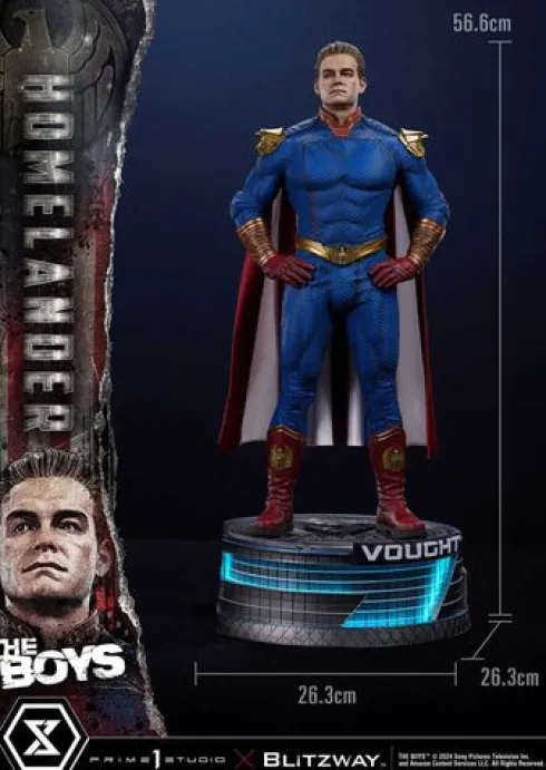 The Boys Estatua Premium Masterline Series 1/4 Homelander Deluxe Version 57 cm