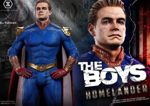 The Boys Estatua Premium Masterline Series 1/4 Homelander Deluxe Version 57 cm