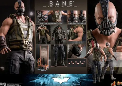 The Dark Knight Trilogy Figura Movie Masterpiece 1/6 Bane 31 cm