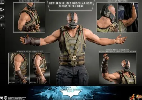 The Dark Knight Trilogy Figura Movie Masterpiece 1/6 Bane 31 cm