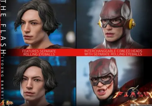The Flash Figura Movie Masterpiece 1/6 The Flash (Young Barry) (Deluxe Version) 30 cm
