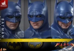 The Flash Movie Masterpiece Action Figure 1/6 Batman (Blue & Grey Suit) Limited Edition Hot Toys Exclusive 30 cm