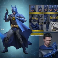 The Flash Movie Masterpiece Action Figure 1/6 Batman (Blue & Grey Suit) Limited Edition Hot Toys Exclusive 30 cm