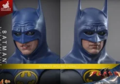The Flash Movie Masterpiece Action Figure 1/6 Batman (Blue & Grey Suit) Limited Edition Hot Toys Exclusive 30 cm