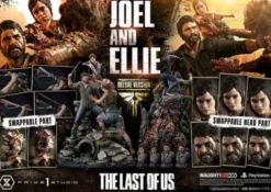 The Last of Us Part I Estatua Ultimate Premium Masterline Series Joel & Ellie Deluxe Version (The Last of Us Part I) 73 cm