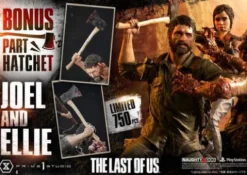 The Last of Us Part I Estatua Ultimate Premium Masterline Series Joel & Ellie Deluxe Bonus Version (The Last of Us Part I) 73 cm