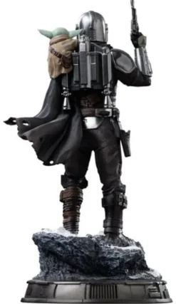 The Mandalorian & Grogu Estatua 1/10 Art Scale The Mandalorian and Grogu 25 cm
