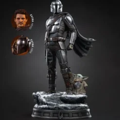 The Mandalorian & Grogu Estatua 1/4 Legacy Replica The Mandalorian and Grogu 57 cm