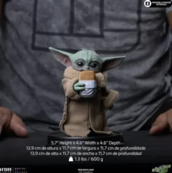 The Mandalorian & Grogu Grogu Collection Estatua Grogu Food Cart Snack