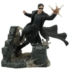 The Matrix Gallery Deluxe Estatua Neo 25 cm