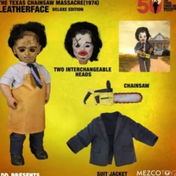 The Texas Chainsaw Massacre (1974) Living Dead Dolls Muñeco Leatherface Deluxe Edition 27 cm