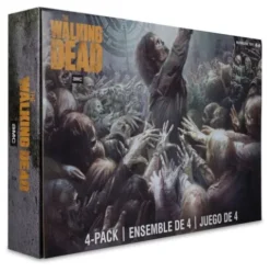 The Walking Dead Pack de 4 Figuras Walkers 13 cm