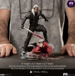 The Witcher Estatua 1/10 BDS Art Scale Geralt of Rivia 33 cm