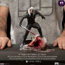 The Witcher Estatua 1/10 BDS Art Scale Geralt of Rivia 33 cm