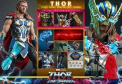 Thor: Love and Thunder Masterpiece Figura 1/6 Thor (Deluxe Version) 32 cm Hot Toys