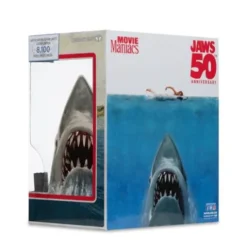 Tiburón Estatua PVC Movie Maniacs Jaws (50th Anniversary) 16 cm