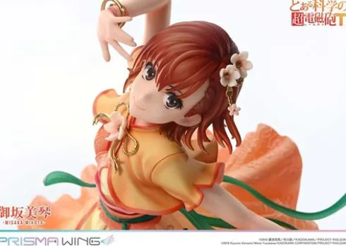 To Aru Kagaku no Railgun Estatua PVC 1/7 Prisma Wing Misaka Mikoto 22 cm