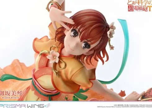 To Aru Kagaku no Railgun Estatua PVC 1/7 Prisma Wing Misaka Mikoto 22 cm