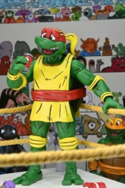 Tortugas Ninja (Archie Comics) Figuras Paquete de 4 Stump Wrestling Turtles 18 cm