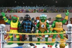 Tortugas Ninja (Archie Comics) Figuras Paquete de 4 Stump Wrestling Turtles 18 cm