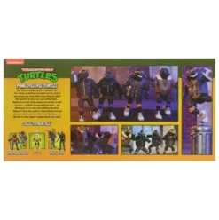 Tortugas Ninja (Cartoon) Figuras Paquete de 4 Punk Turtles 18 cm