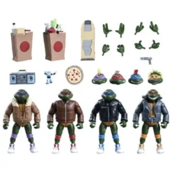 Tortugas Ninja (Cartoon) Figuras Paquete de 4 Punk Turtles 18 cm