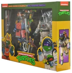 Tortugas Ninja (Cartoon) Pack de 2 Figuras Space Adventure & Samurai Turtles 18 cm