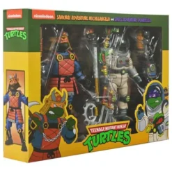 Tortugas Ninja (Cartoon) Pack de 2 Figuras Space Adventure & Samurai Turtles 18 cm