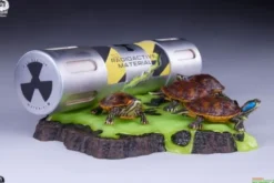 Tortugas Ninja Diorama Statuette Origins Edición Deluxe 13 cm
