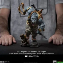 Tortugas Ninja Estatua BDS Art Scale 1/10 Rocksteady 24 cm
