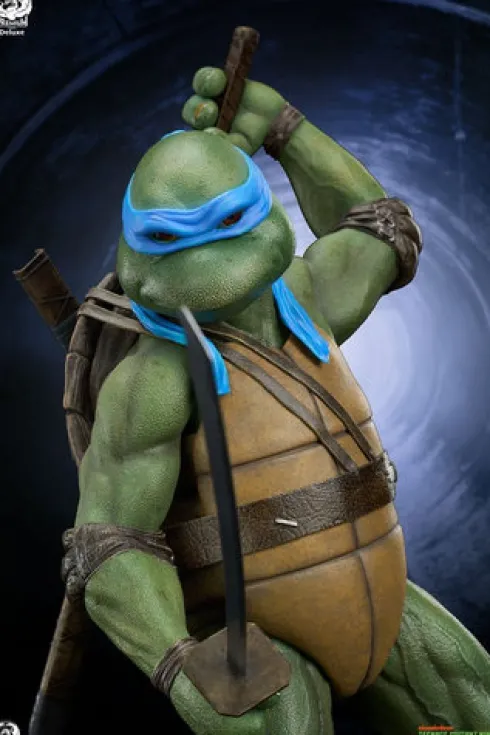 Tortugas Ninja Estatua 1/2 Leonardo Deluxe Edition 86 cm