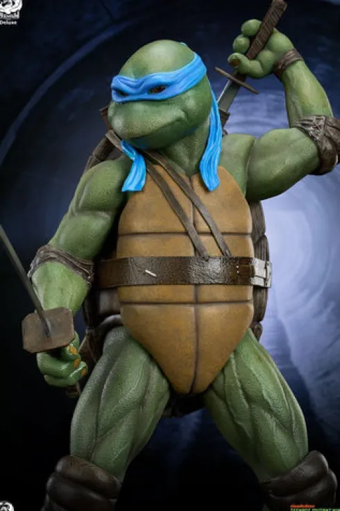 Tortugas Ninja Estatua 1/2 Leonardo Deluxe Edition 86 cm