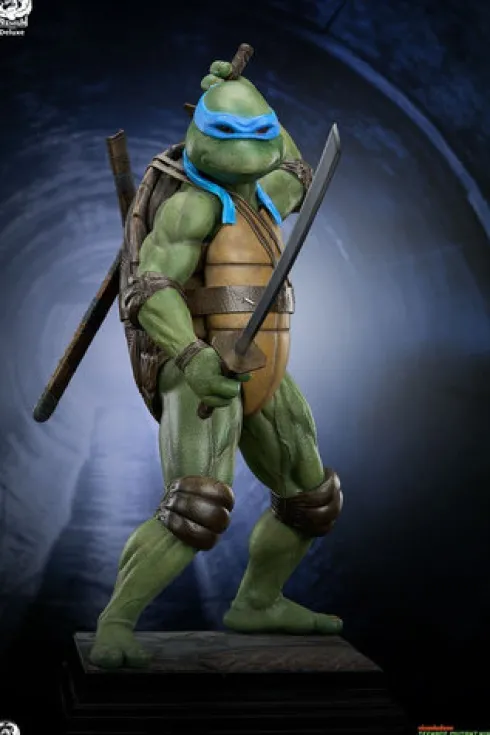 Tortugas Ninja Estatua 1/2 Leonardo Deluxe Edition 86 cm