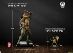 Tortugas Ninja Estatua 1/2 Raphael Deluxe Edition 86 cm