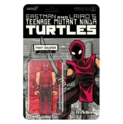 Tortugas Ninja Figura ReAction Wave 11 Foot Soldier (Comic Color) 10 cm