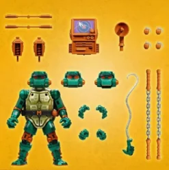 Tortugas Ninja Figura Ultimates Warrior Metalhead Michelangelo 18 cm