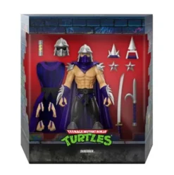 Tortugas Ninja Figura Ultimates Shredder (Silver Armor) 18 cm