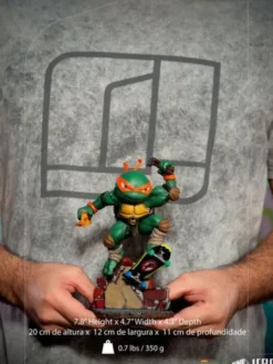 Tortugas Ninja Minifigura Mini Co. PVC Michelangelo 20 cm