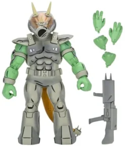 Tortugas Ninja (Mirage Comics) Figura Shock Commando Triceraton 18 cm