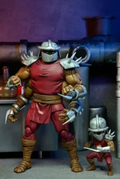 Tortugas Ninja (Mirage Comics) Figura Shredder Clone & Mini Shredder (Deluxe) 18 cm