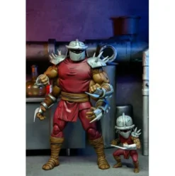 Tortugas Ninja (Mirage Comics) Figura Shredder Clone & Mini Shredder (Deluxe) 18 cm