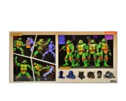 Tortugas Ninja (Mirage Comics) Figuras Paquete de 4 Leonardo, Raphael, Michelangelo, & Donatello 18 cm