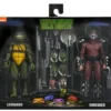Tortugas Ninja (1990 Movie) Figura Roof Top Battle Shredder vs Leo 18 cm