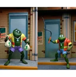 Tortugas Ninja Pack de 2 Figuras Napoleon & Atilla Frog 18 cm